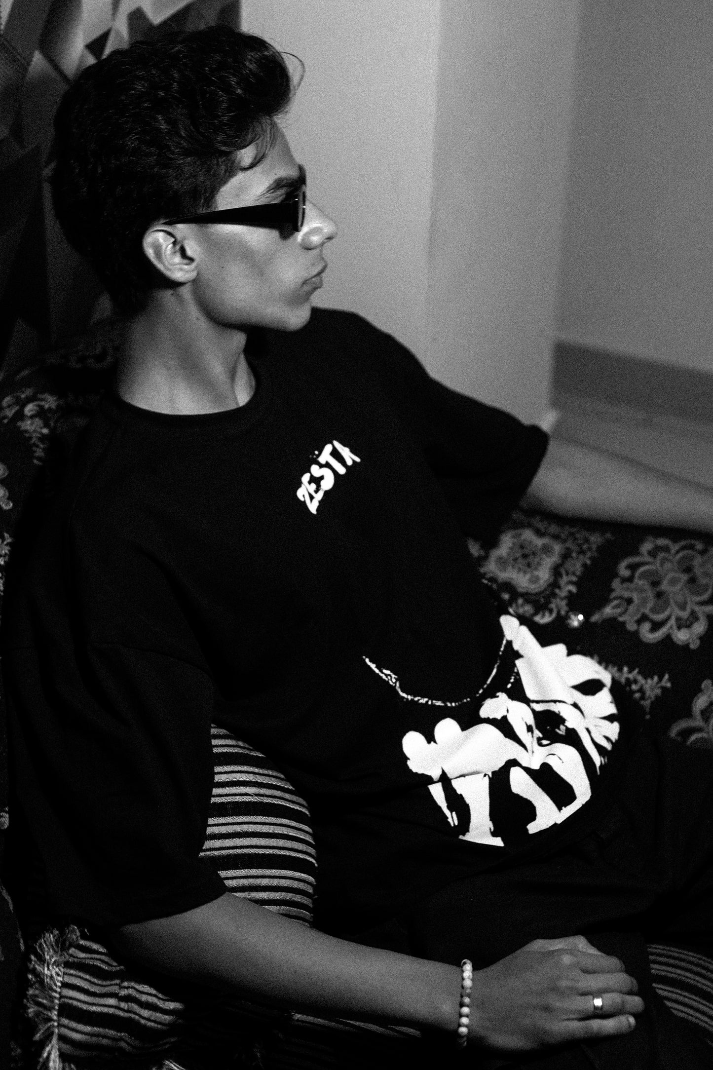 Manzil Black T-Shirt